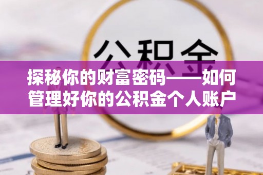 泉州探秘你的财富密码——如何管理好你的公积金个人账户信息