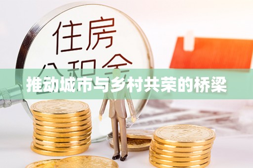 泉州推动城市与乡村共荣的桥梁