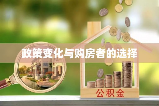 泉州政策变化与购房者的选择