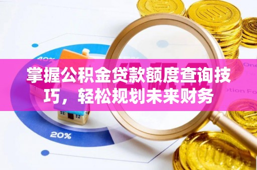 泉州掌握公积金贷款额度查询技巧，轻松规划未来财务