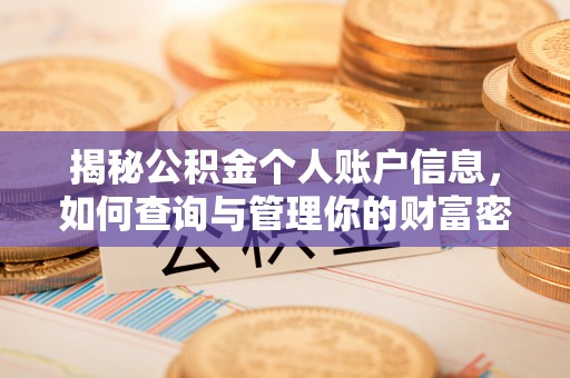 泉州揭秘公积金个人账户信息，如何查询与管理你的财富密码