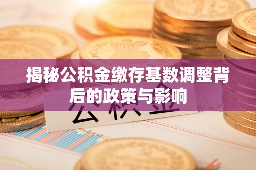 泉州揭秘公积金缴存基数调整背后的政策与影响