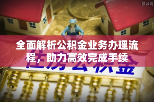 泉州全面解析公积金业务办理流程，助力高效完成手续