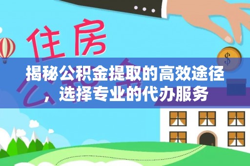 泉州揭秘公积金提取的高效途径，选择专业的代办服务