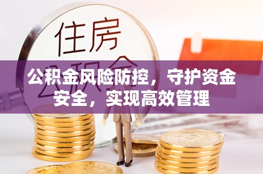 泉州公积金风险防控，守护资金安全，实现高效管理