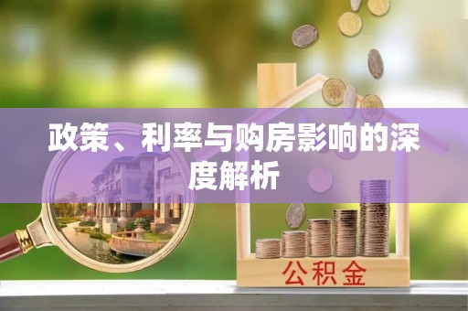泉州政策、利率与购房影响的深度解析
