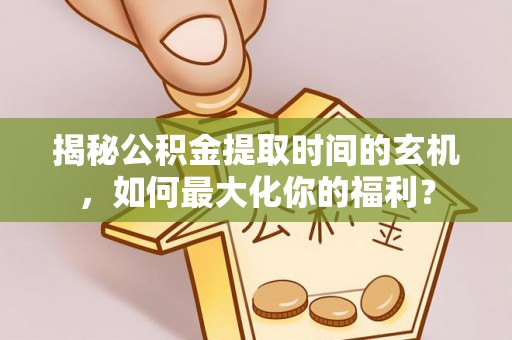 泉州揭秘公积金提取时间的玄机，如何最大化你的福利？